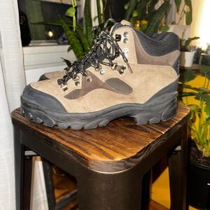 Northwest Territory Mens Tan Brown Leather Hiking Boots 64140 Size 11